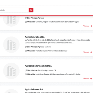 BUSQEUD DE EMPRESAS - Base de datos de empresas y ejecutivos de chile